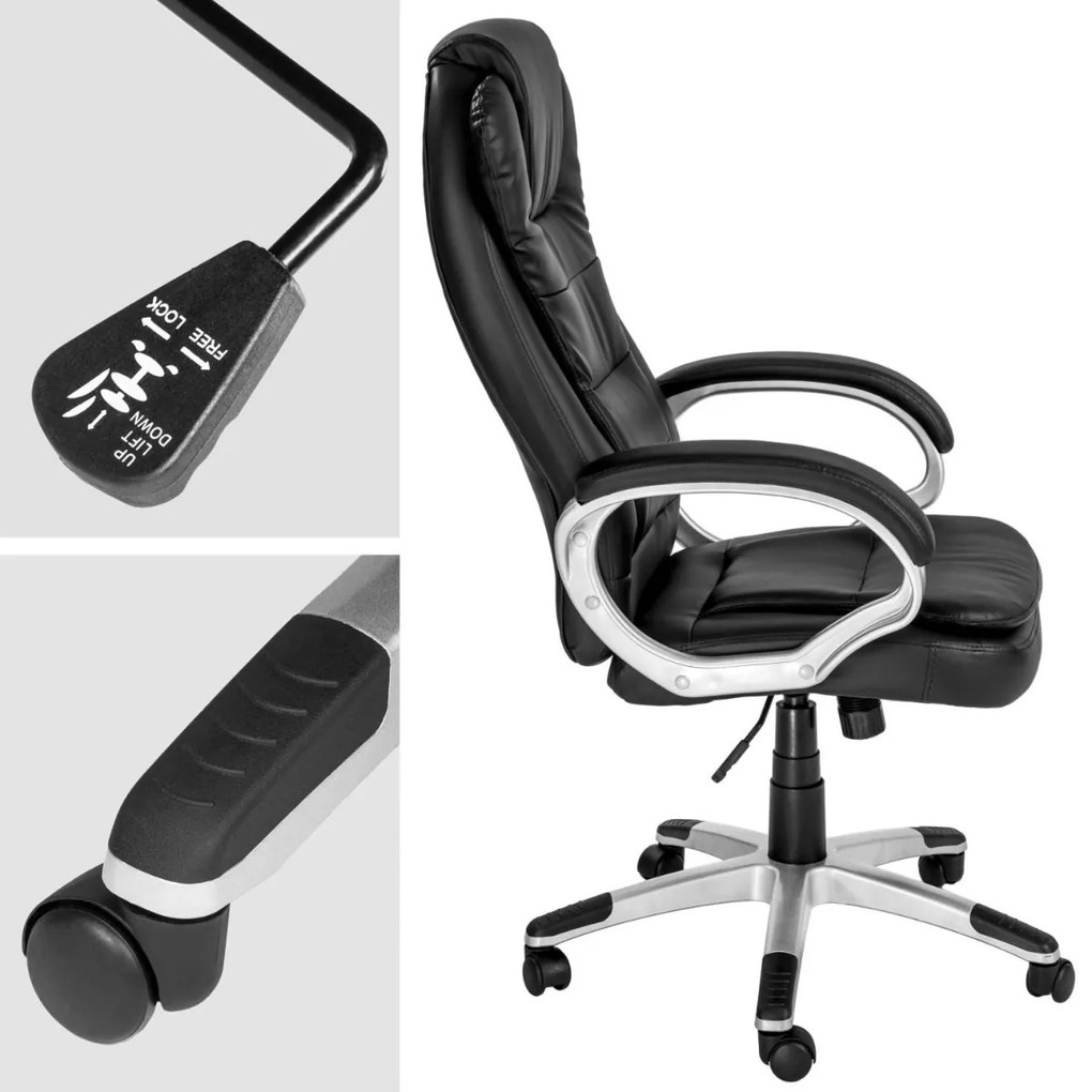 RELAXAČNÉ otočné kreslo v 3 farbách- čierna