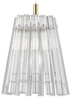 Zuma Line P0547-01H-F9AC - Luster na lanku BACH 1xE14/40W/230V zlatá