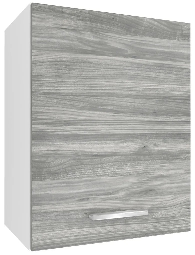 Kuchynská skrinka Belini horná 45 cm šedý antracit Glamour Wood  TOR SG45/1/WT/GW1/0/E