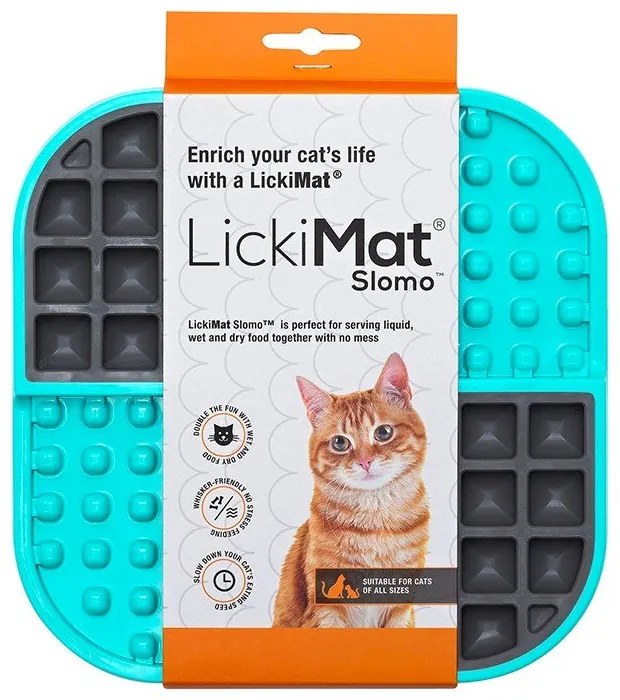 Lízacia podložka Slomo Turquoise – LickiMat