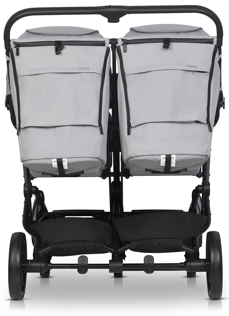 Súrodenecký kočík EasyGo Echo Cloudy Gray