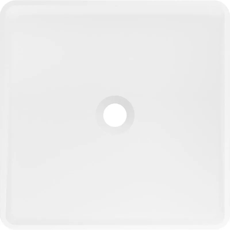 Mexen Adora, voľnestojace umývadlo z konglomerátu 45x45x82 cm, biela matná, 26564500