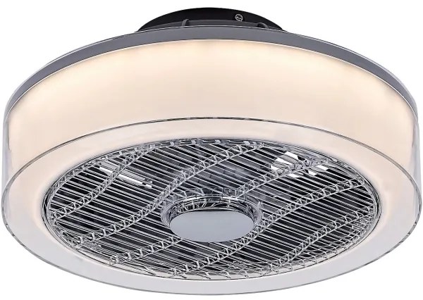 Rabalux - LED Stmievateľné stropné svietidlo s ventilátorom LED/30W/230V + DO