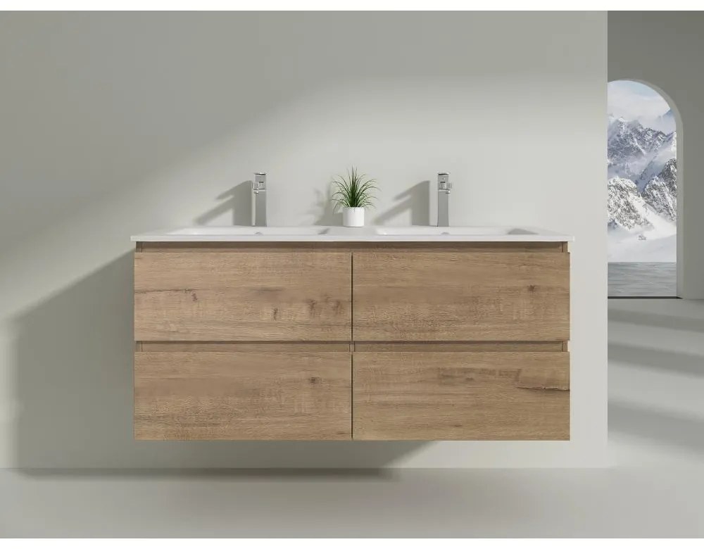 Dijon Sonoma Kúpeľňová skrinka s umývadlom 120 cm