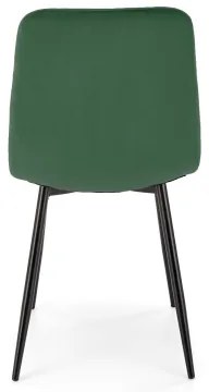 Jedálenská stolička ORIS, 1 ks, tmavozelená