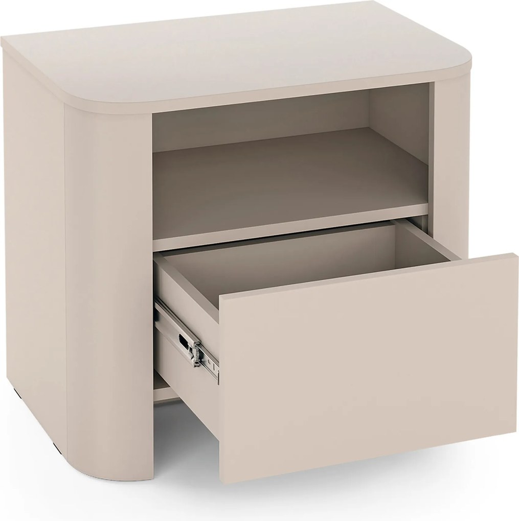 Nočný stolík Sorrenti 58 cm - kašmírová