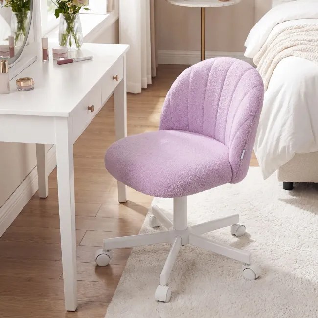 Kozmetická stolička s kolieskami TEDDY OBGB35027P101 fialová