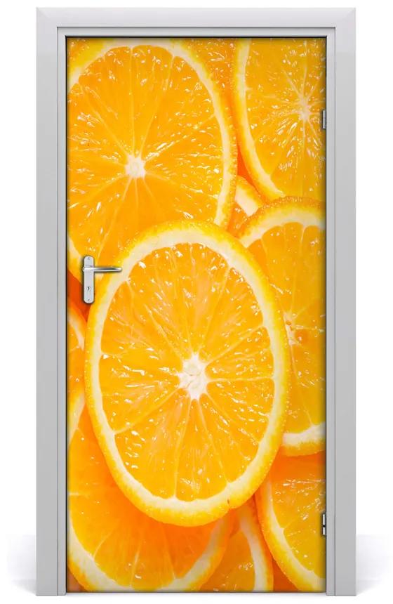 Fototapeta na dvere samolepiace pomaranče 85x205 cm