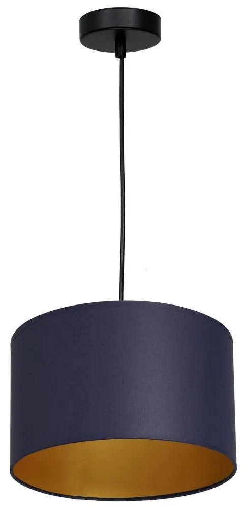 Luster na lanku ARDEN 1xE27/60W/230V pr. 25 cm fialová/zlatá