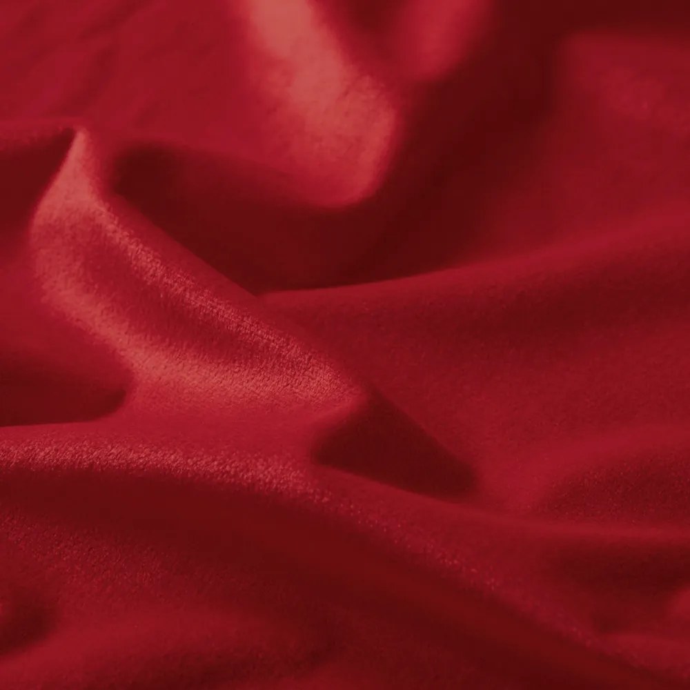 Biante Zamatový obdĺžnikový obrus Velvet Premium SVP-038 Sýto červený 60x100 cm