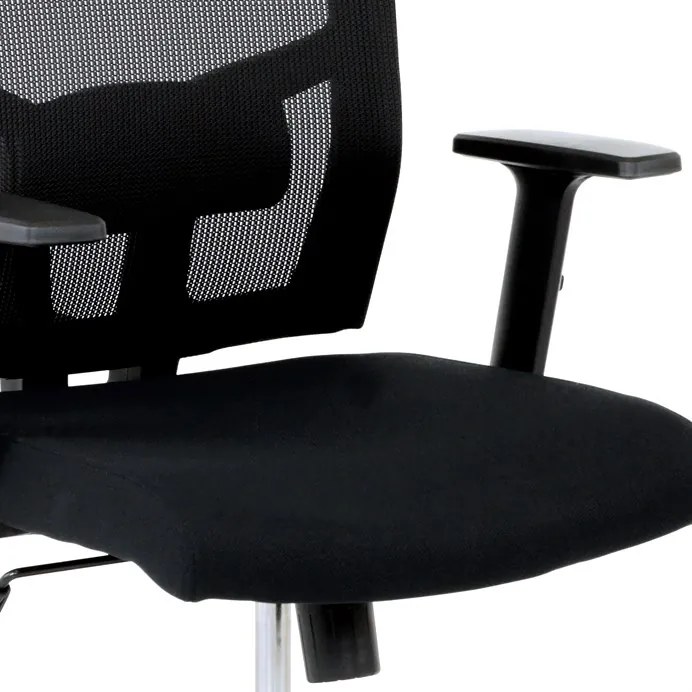 BONTEC Kancelárska stolička, hojdací mechanizmus, čierna sieťovina, KA-B1012 BK Farba: Čierna