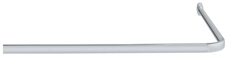 Tyč na sprchový záves v lesklo striebornej farbe Era – Wenko