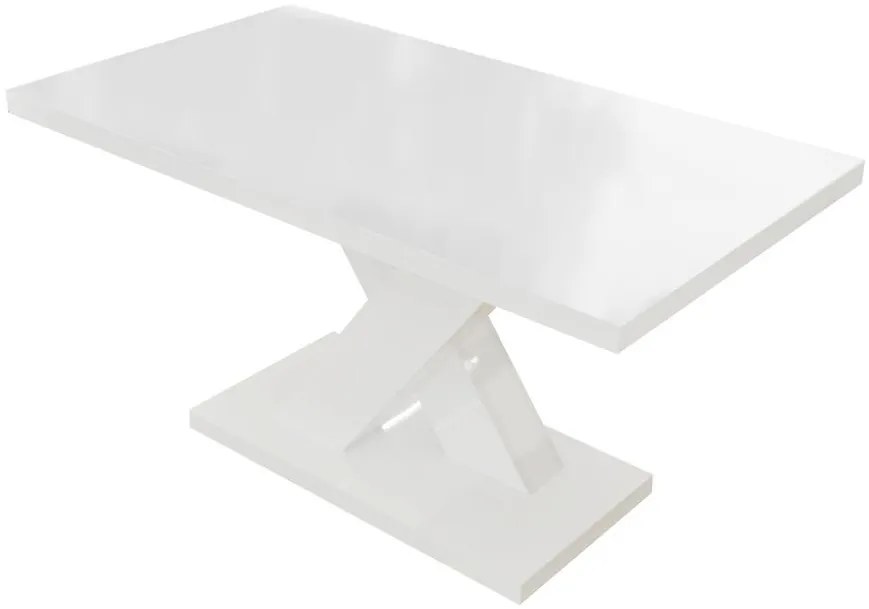 Konferenčný stolík Ksena biela lesk