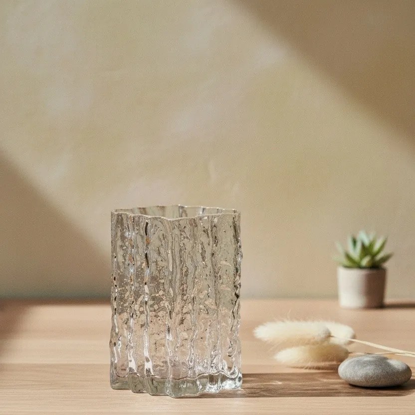 Váza Serenite 15x9,5x21 cm číra