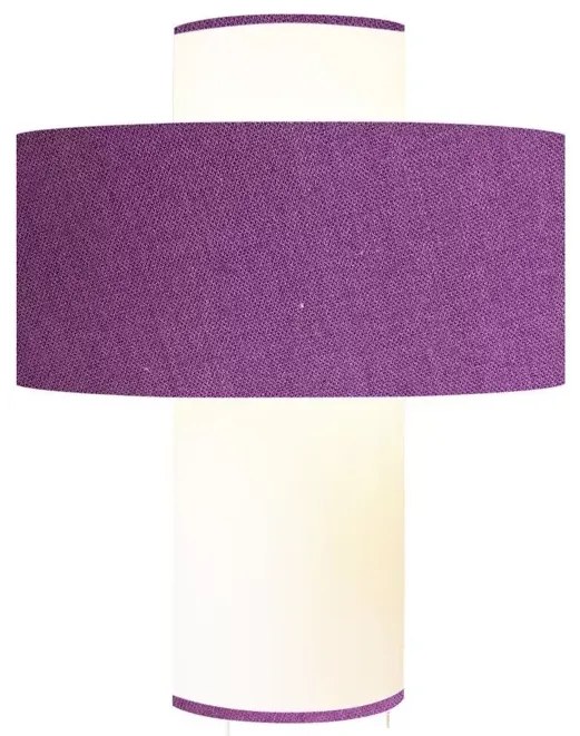 Dizajnová stolná lampa Emilio Purple