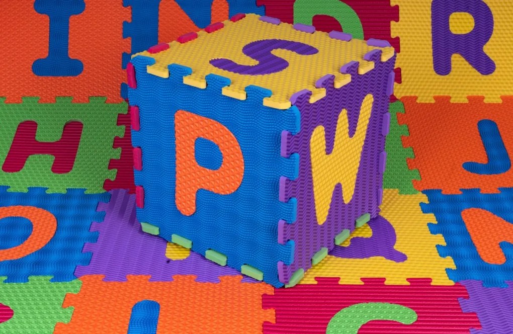 Ramiz Puzzle detská podložka – rôzne tvary abeceda
