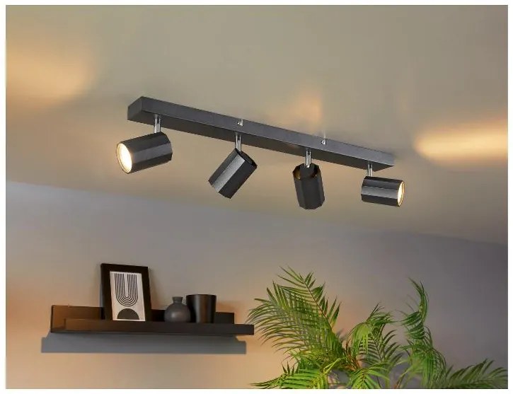 Livarno home Stropné svietidlo (stropné lištové svietidlo, čierna)  (100393017)