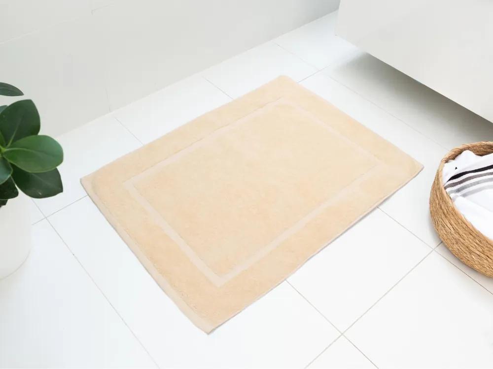 MKLozkoviny.sk Kúpeľňová predložka 50 × 70 cm ‒ Dario krémová
