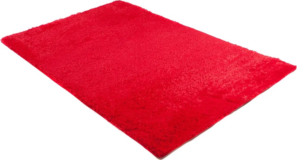 TA Koberec RED RED SILK Červený Obdĺžnikový Rozmer: 140x200 cm