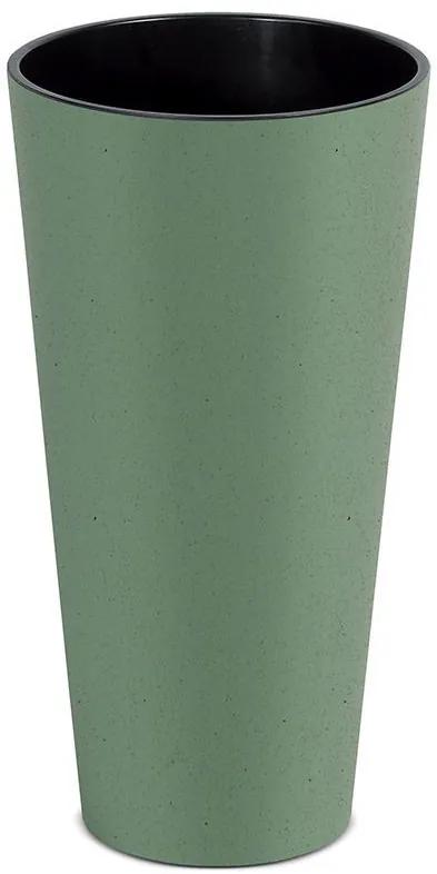 Prosperplast Kvetináč Tubus Slim zelený, varianta 30 cm