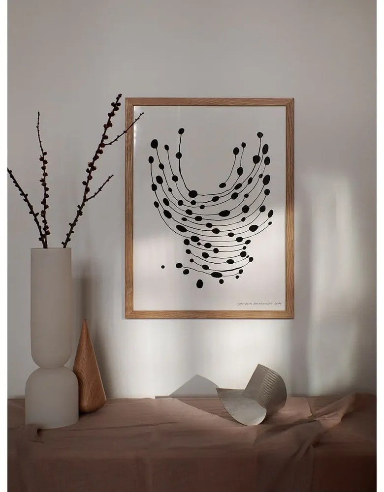 Plagát 30x40 cm Dancing Dots – Leise Dich Abrahamsen – The Poster Club