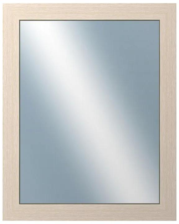 DANTIK - Zrkadlo v rámu, rozmer s rámom 40x50 cm z lišty 4020 biela prederaná (2766)