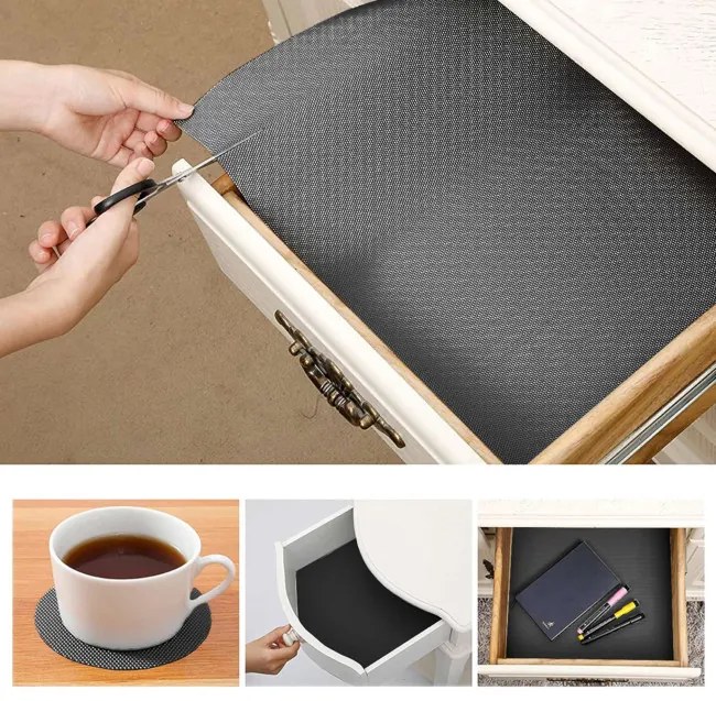 Protišmyková podložka LARGO čierna 48x300 cm