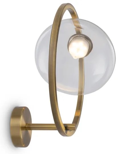 Maytoni MOD327WL-L5BS3K1 - LED Nástenné svietidlo LUNARE LED/5W/230V mosadz