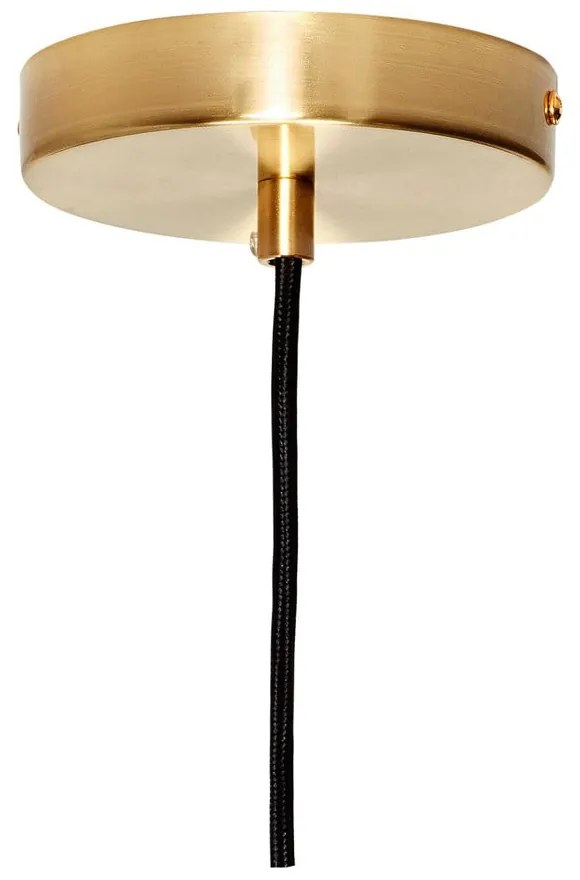 Zelené sklenené závesné svietidlo ø 20 cm Ripple – Hübsch