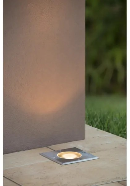 Lucide 11800/01/12 - Vonkajšie zápustné svietidlo BILTIN 1xGU10/35W/230V IP67