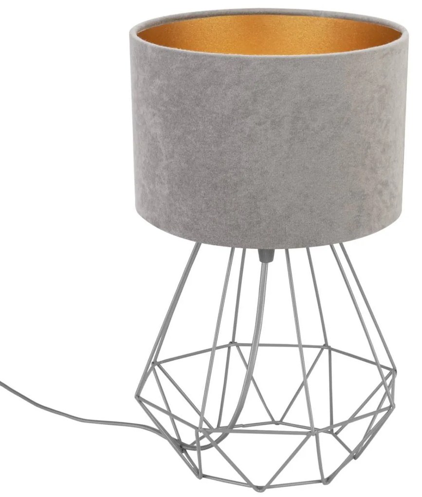 Stolová lampa MEDIOLAN, 1x textilné tienidlo (výber z 10 farieb), (výber zo 4 farieb konštrukcie), G