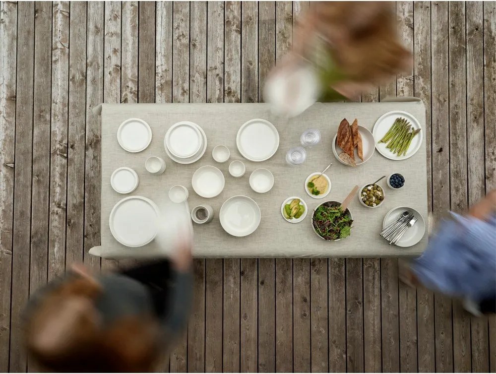 Krémovobiely porcelánový tanier ø 24 cm Eau – Zone