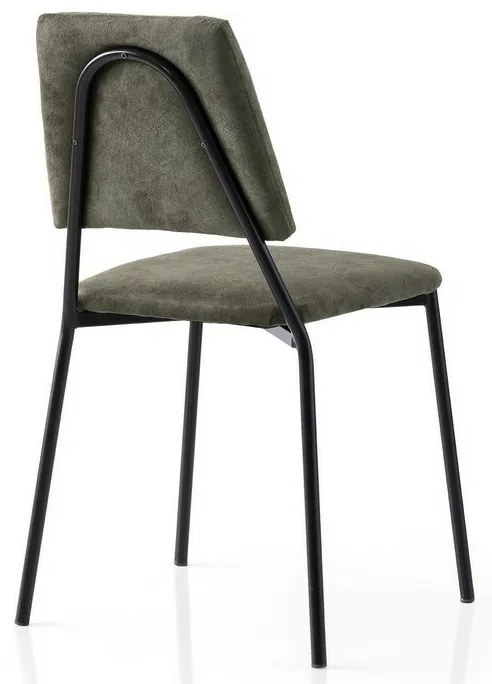 Súprava jedálenských stoličiek Lima Anthracite and Black, 2 ks