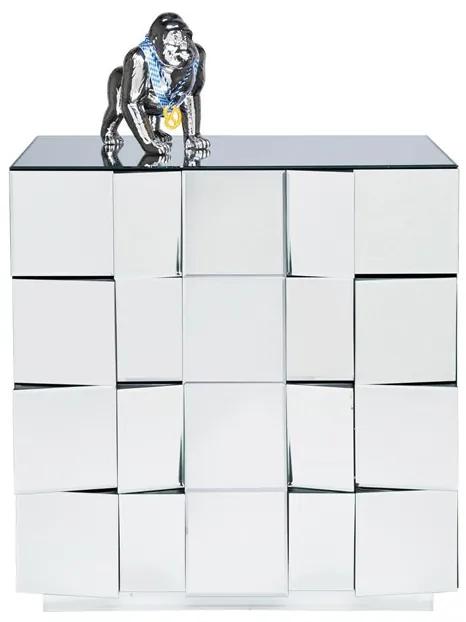 KARE DESIGN Komoda Illusion Big so 4 zásuvkami 78,7 × 74 × 43,8 cm