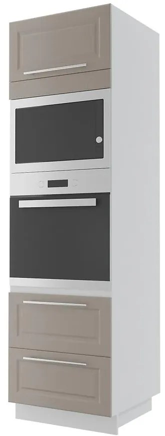 Kuchynská skrinka Emporium d14ru/2m -286 grey stone/kor.biela