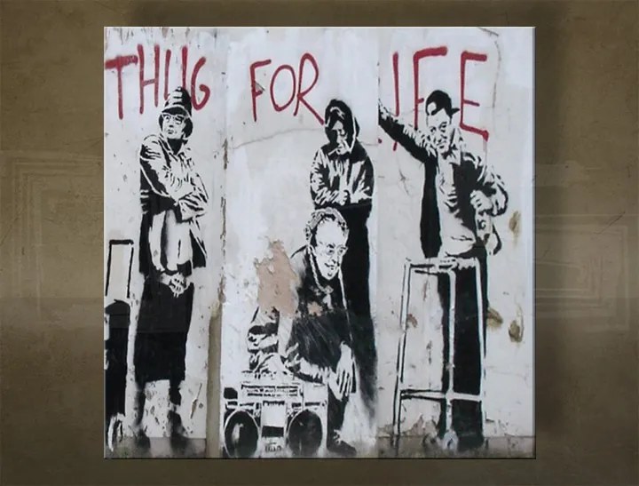 Obraz na plátne Street ART – Banksy