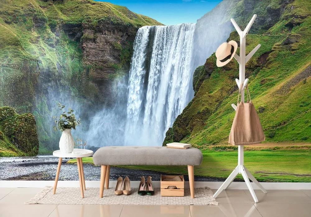 Samolepiaca fototapeta ikonický vodopád na Islande - 150x100