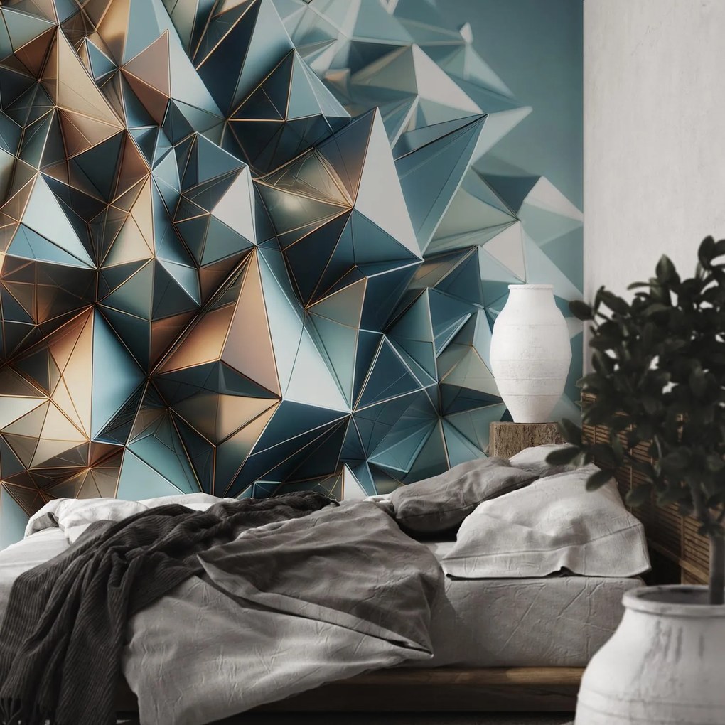 Fototapeta - 3D kaleidoskop tvarov (147x102 cm)