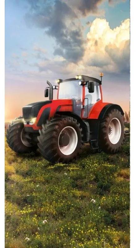 Froté osuška s traktorom 04 70x140 cm 100% bavlna