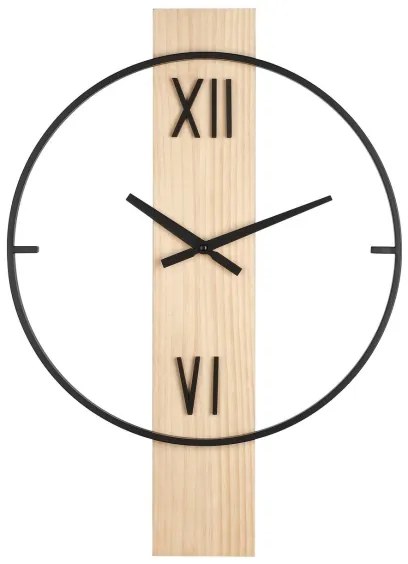 Eglo 425512 - Nástenné hodiny YAMATSURI 1xAA 56x40 cm drevo/kov
