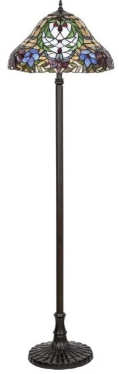 Rabalux 8088 - Tiffany vitrážová stojacia lampa MIRELLA 2xE27/60W/230V