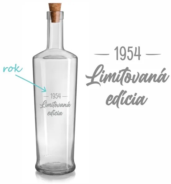 Pieskovaná fľaša Olea Piede Limitovaná edícia 0,7 l