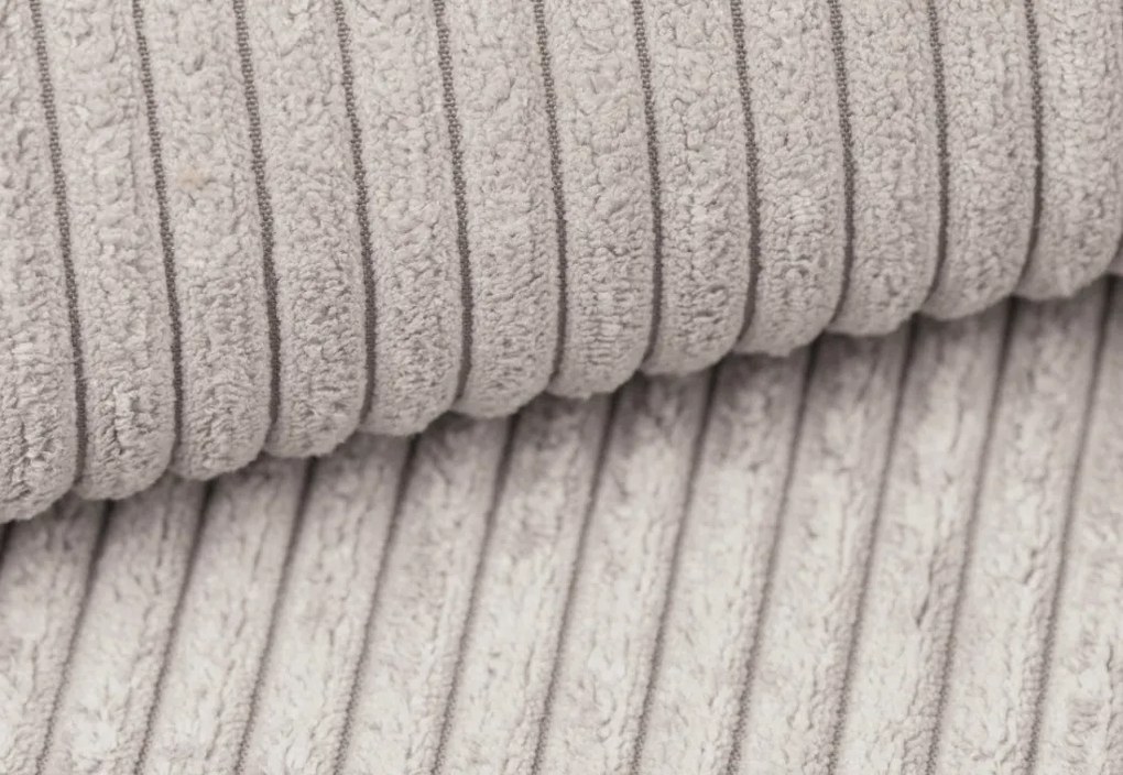 Rozkladacia pohovka na trvalé spanie Vanilla, krémová látka