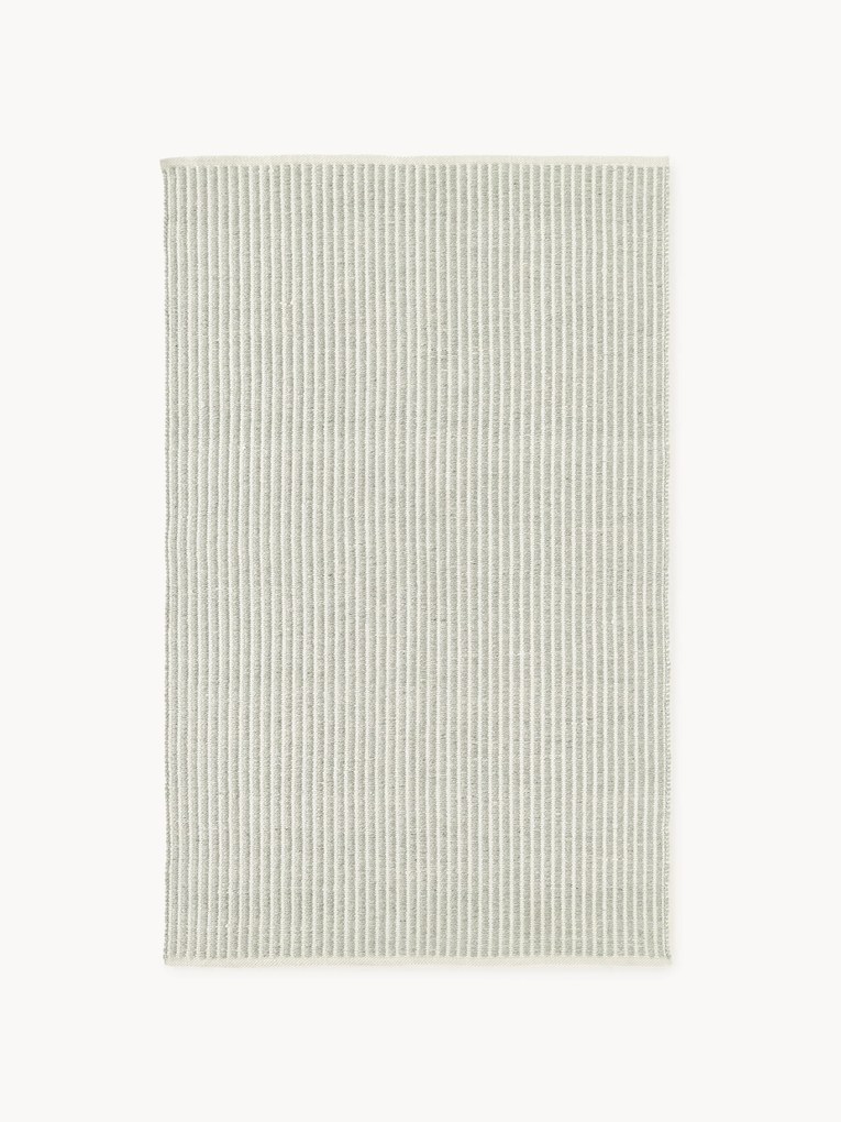 Ručne tkaný pruhovaný koberec do interiéru/exteriéru Turner