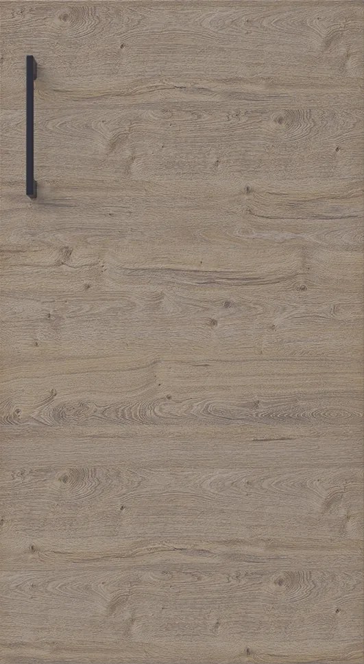 Moderná rohová kuchyňa 230 x 170 HORIZON R3, dub prímorský / grafit