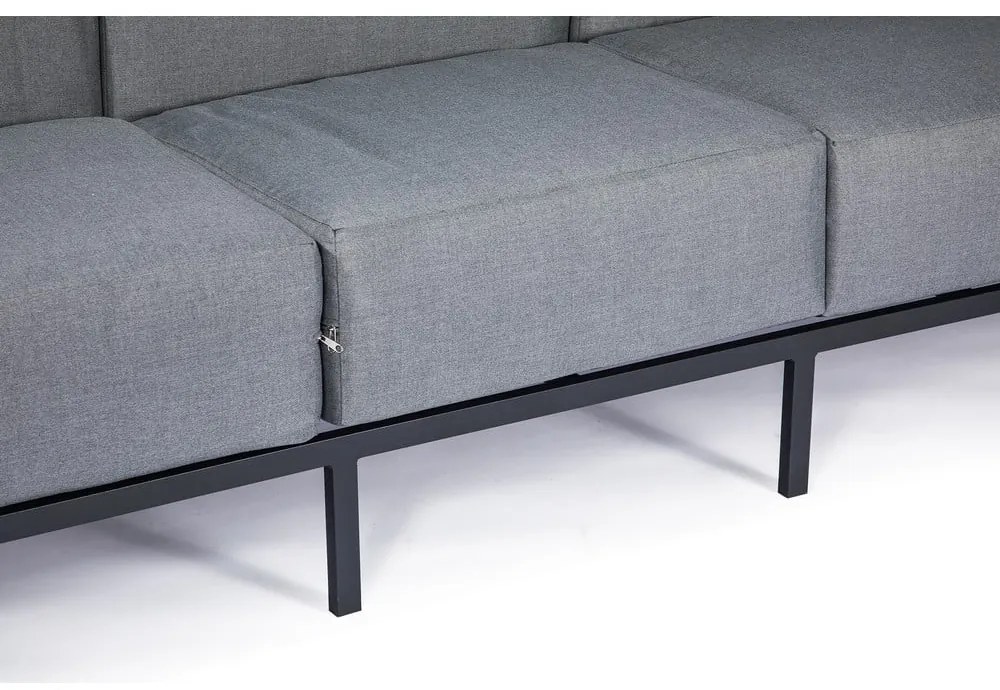 Grafitovosivá trojmiestna záhradná pohovka Bonami Selection Bellisima