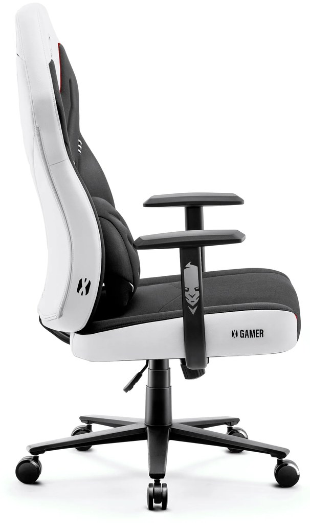 Herné kreslo Diablo X-Gamer 2.0 Normal Size: čierno-biele