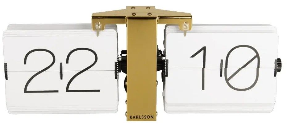 Biele hodiny Karlsson No Case
