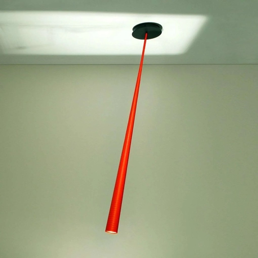 Závesná lampa Drink Color oranžová 127 cm