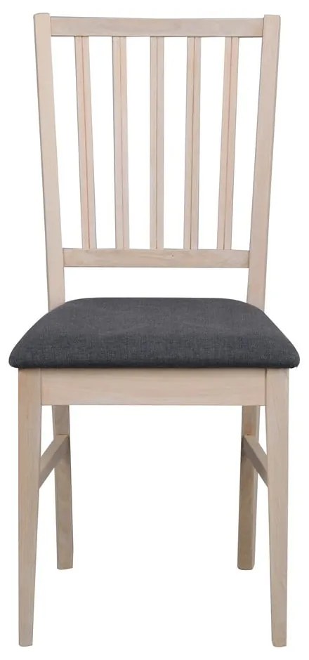 Sivá dubová jedálenská stolička Rowico Fillipa